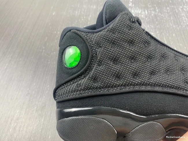 MaikeSneakers Jordan Air 414571-011 Black 13 Cat Retro 0712